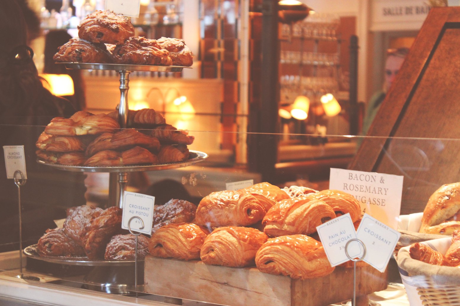 Fresh Croissants at Bakery